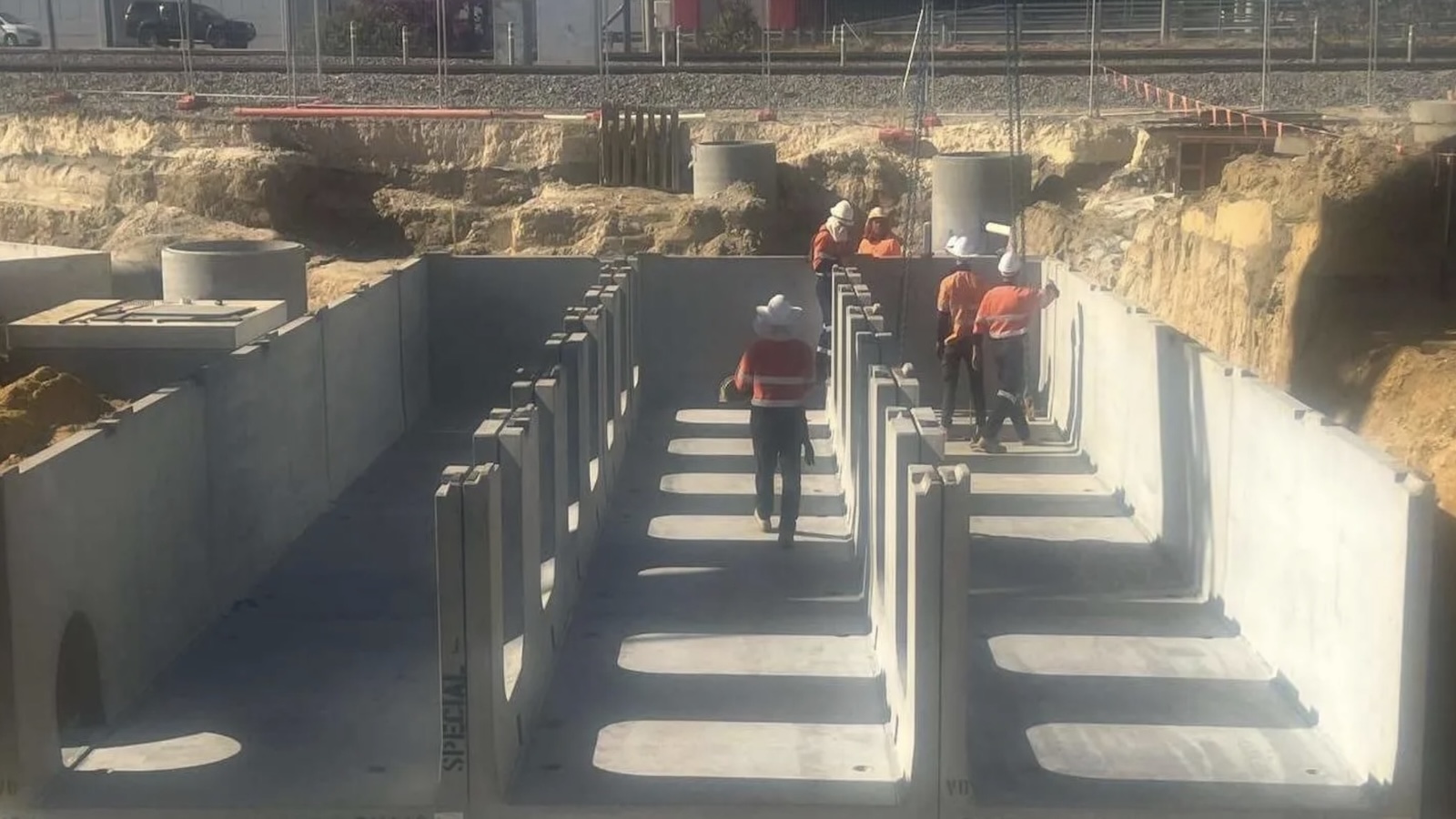 USCM team delivering civil construction and mining works