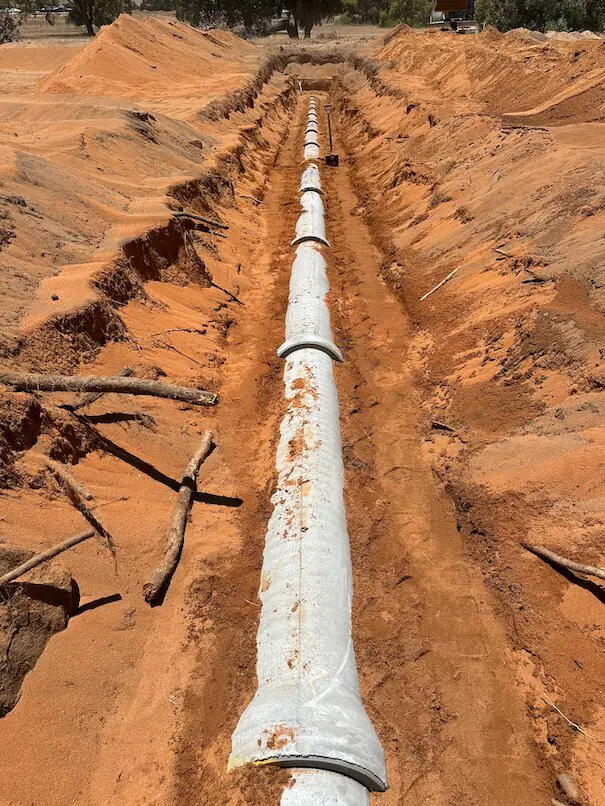 Stormwater pipe works on Cheriton Road drainage upgrade