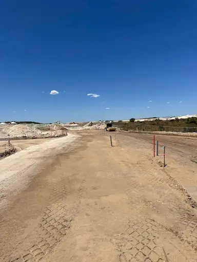 Limestone carpark installation at Yanchep Golf Estate