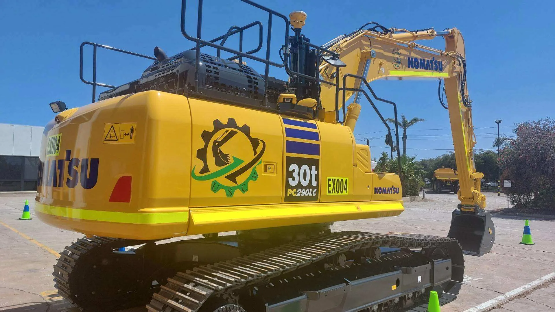 USCM excavator on an Australian civil project
